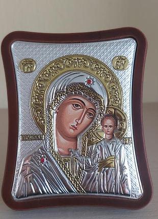 Грецька ікона prince silvero божа матір казанська ma/e1406/3x 8,5x10 см