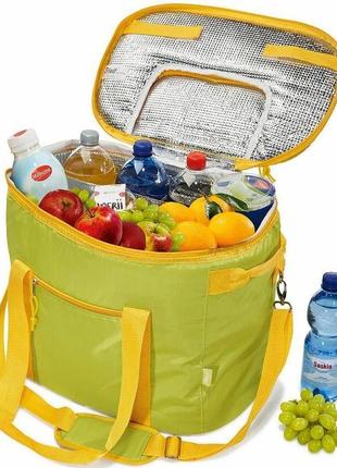 Термосумка crivit cool bag 35l желтая