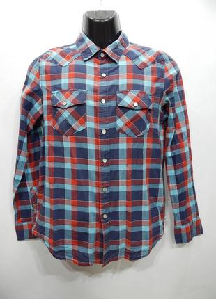 Чоловіча сорочка з довгим рукавом warp and weft р.46 070дрбу (тільки в зазначеному розмірі, тільки 1 шт.)