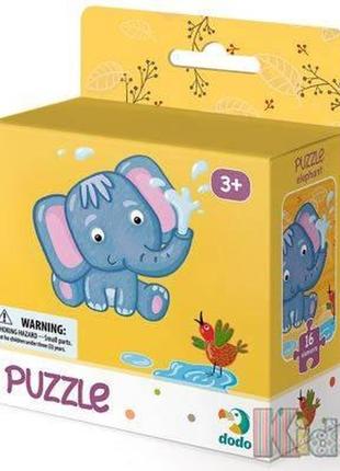 Пазл "слоненок" 3+ dodo toys