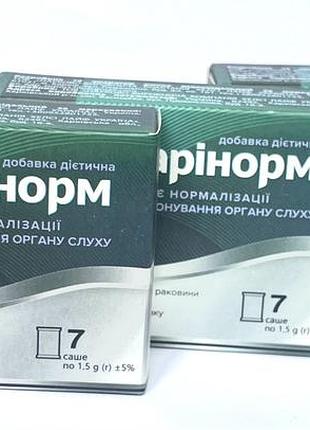 Ларінорм комплект для нормалізації функціонування органів слуху (larinorm) 21 саше