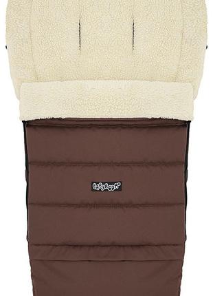 Зимовий конверт babyroom wool n-20 chocolate шоколад
