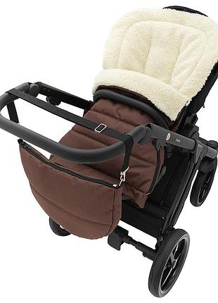 Зимовий конверт babyroom wool n-20 chocolate шоколад8 фото