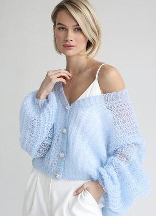 Новый кардиган-облачко из мохера