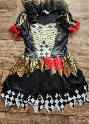 Карнавальный костюм платье дама червей