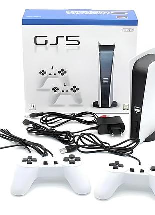Игровая консоль ретро приставка для телевизора dendy game station gs5 200 игр 8 bit