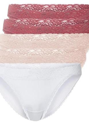 Хлопковые трусы с кружевом esmara