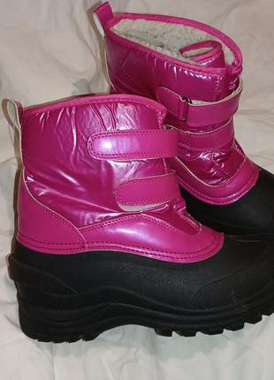 Ботинки сапоги с резиновой подошвой дути непромокаемые влагостойкие зимние утепленные