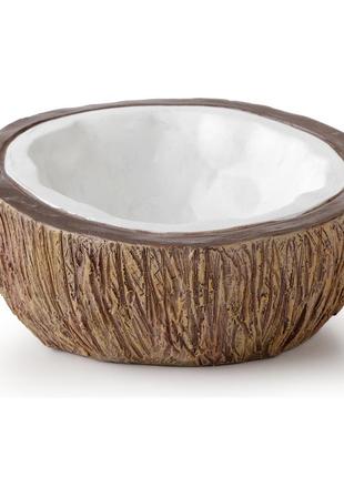 Поилка для рептилий exo terra кокос 10,5х10,5х4,8см