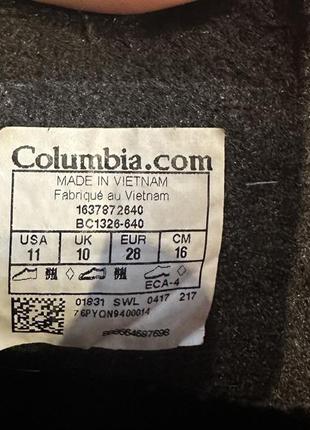 Зимние ботинки columbia