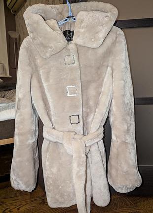 Натуральна шуба мутон