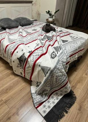 Новорічний плед «будиночок»🛖