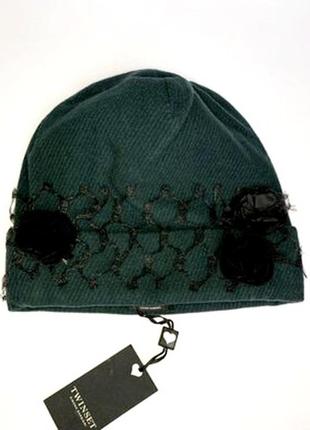 Twin set вовна ефектна шапка