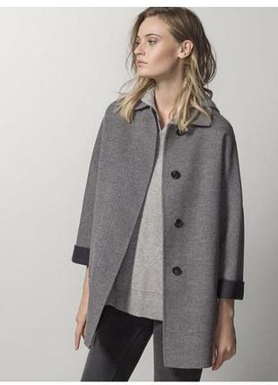 Пальто вовна massimo dutti