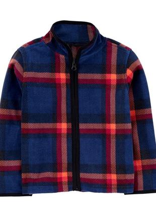 Oshkosh флисовая кофта поддева слип реглан толстовка флиска red