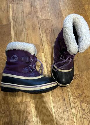Ботинки теплые зимние sorel