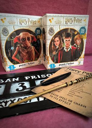 Пазлы harry potter +чаровная палочка. пазлы гарры поттер. подарок на мыколая, новый год, резьба