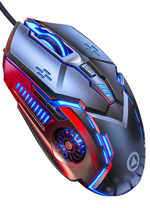 Игровая проводная бесшумная компьютерная мышь g5 с подсветкой