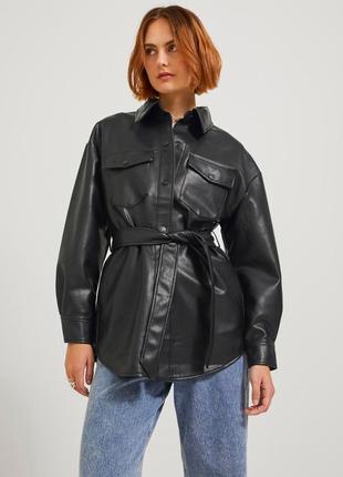 Рубашка из экокожи р. xl-xxl