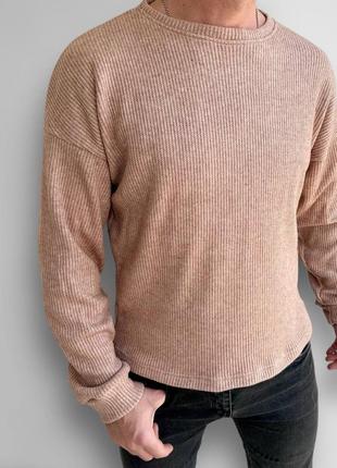 Теплый мужской свитер, s,m,l.xl,xl,xxx, черный, белый, мокко