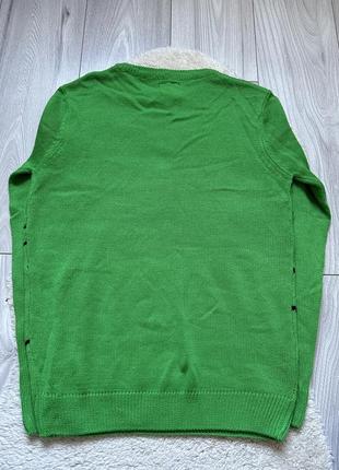 Свитер новогодний елка вязаная кофта