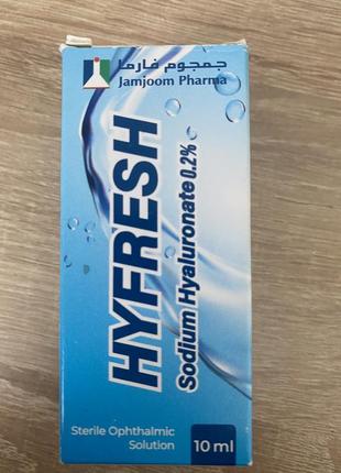 Очні краплі від сухості hyfresh