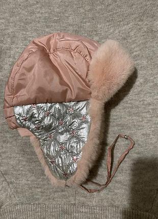 Шапка-ушанка, зимняя, состояние идеальное.