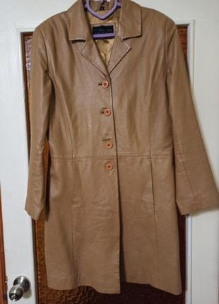 Кожаный плащ