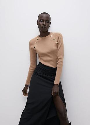 Джемпер zara бежевий