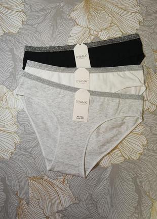 Женские хлопковые трусики. размеры s/m l/xl2 фото