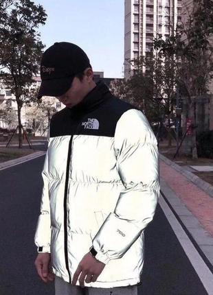 Рефлективный пуховик the north face 700