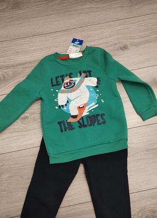 Костюм теплий на флісі новорічний