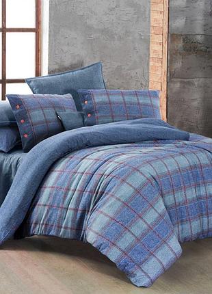 Постельное белье sarev arves фланель евро !акция!