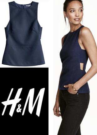 Стильна ексклюзивна блуза топ h&m етикетка