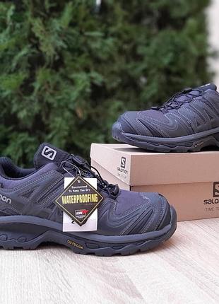 Мужские качественные и стильные кроссовки salomon xa forces gore-tex серые ❄️