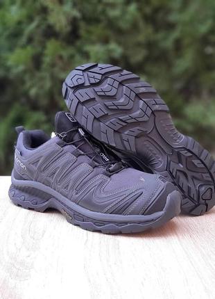 Мужские качественные и стильные кроссовки salomon xa forces gore-tex серые ❄️