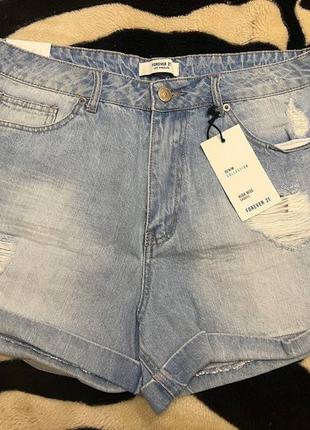 Шорти джинсові forever 21