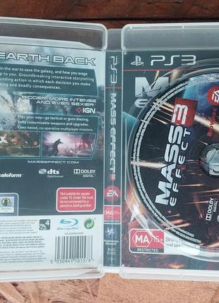 Mass effect 3 / bles 01462 / sony playstation 3 / ps33 фото