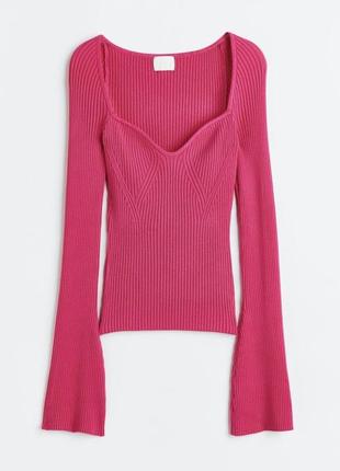 Модна кофта светр h&m рожевий