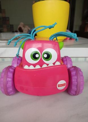 Машинка-монстрик fisher-price
нажимай и запускай