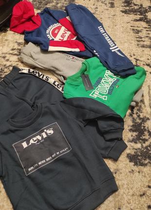 Детские теплые костюмы (4-5 лет)  tommy hilfiger / levis