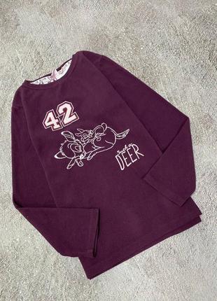 Флисовая пижамная кофточка