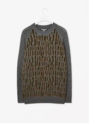 Вовняний светр жіночий cos сірий мохер