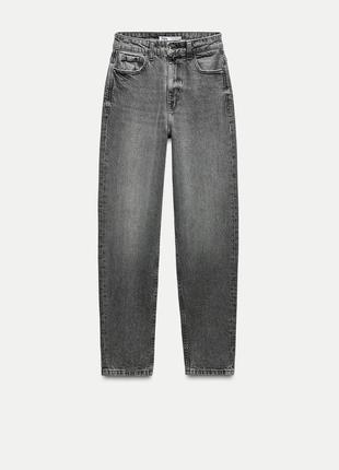 Джинси mom-fit zara