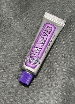 Marvis jasmin mint toothpaste 10 ml/зубна паста мініатюра дорожній формат