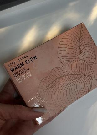 Палетка теней для глаз bobbi brown luxe eye & glow palette warm glow2 фото