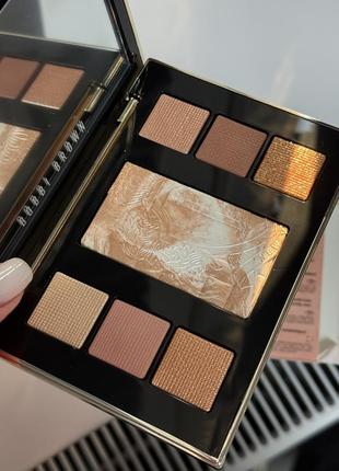 Палетка теней для глаз bobbi brown luxe eye & glow palette warm glow3 фото