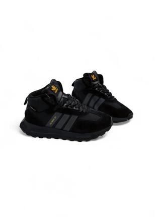 Зимние мужские кроссовки adidas retropy черные