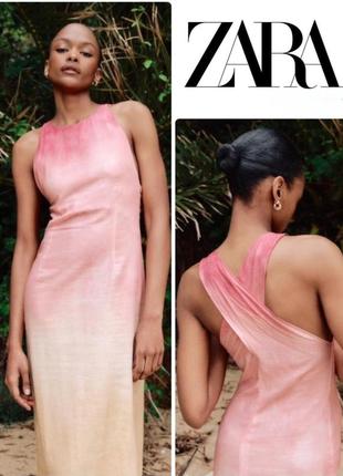 Лляна сукня zara