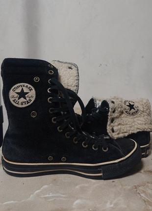 Теплые кеды converse